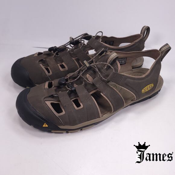 Keen Newport Adjustable Outdoor Drawstring Sandal Mens Size 11.5 1008666 Brown - Picture 1 of 10